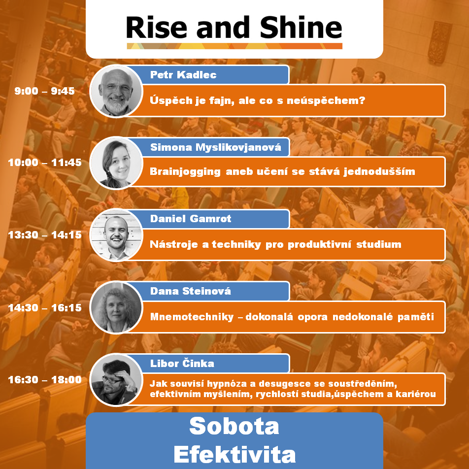Sobotní program - Efektivita